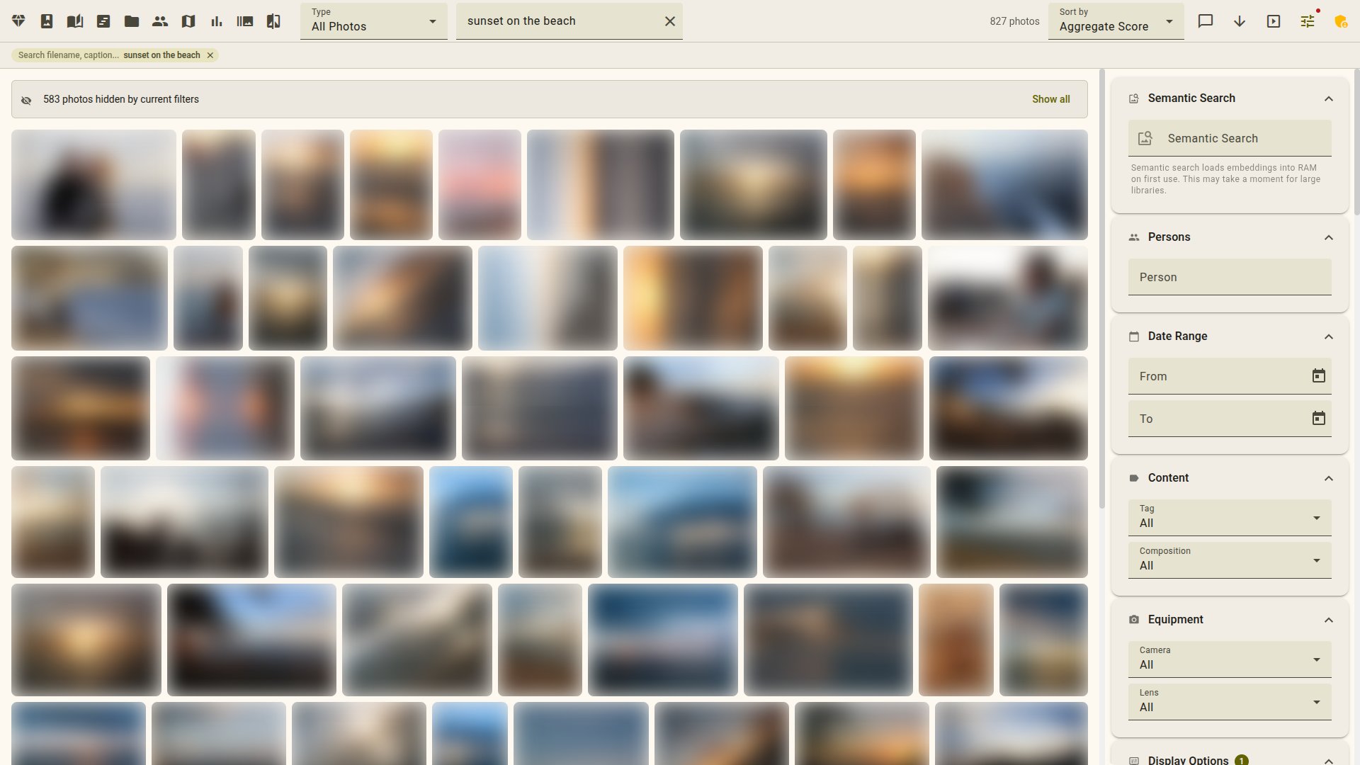 Search results